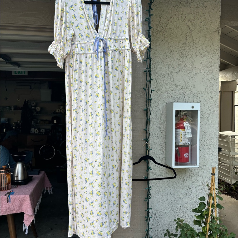 Damson madder floral dress